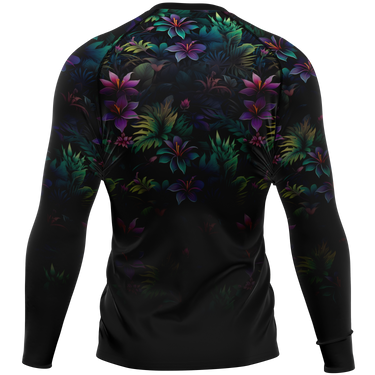 Chokefish™ Long Sleeve Rashguard Floral Men's Shirt-003